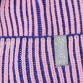 Căciulă tricotata pentru fete, din lână de merison TUTU 100188 3