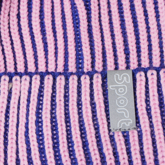 Căciulă tricotata pentru fete, din lână de merison TUTU 100188 3