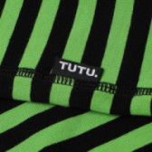 Fular în dungi în culori verde-negru TUTU 100211 2