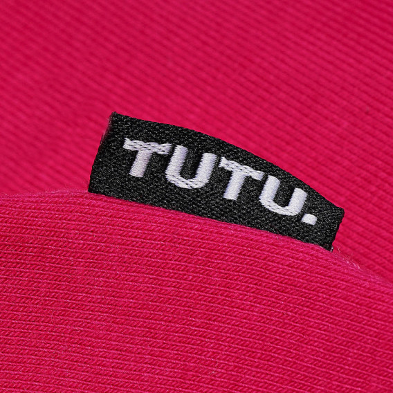 Fular de bumbac de culoare roz pentru fete TUTU 100282 2