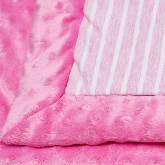 Pătură de pluș de culoare roz pentru fete TUTU 100346 2