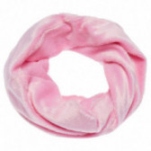 Fular roz de pluș din țesătură de înaltă calitate pentru o fată TUTU 100401 