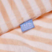 Fular de pluș de culoare bej, din material textil de înaltă calitate pentru fete TUTU 100424 2