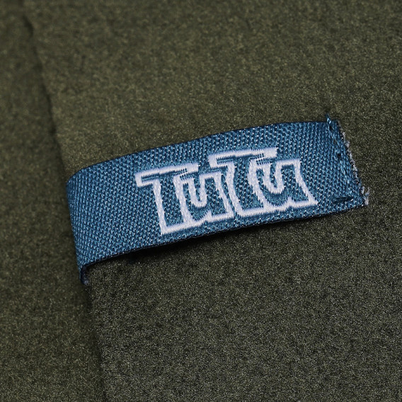 Eșarfă de culoare verde din material textil de înaltă calitate TUTU 100433 2
