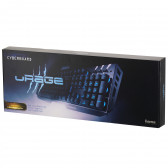 Tastatură de jocuri metalică uRage cibernetică usb uRAGE 101086 