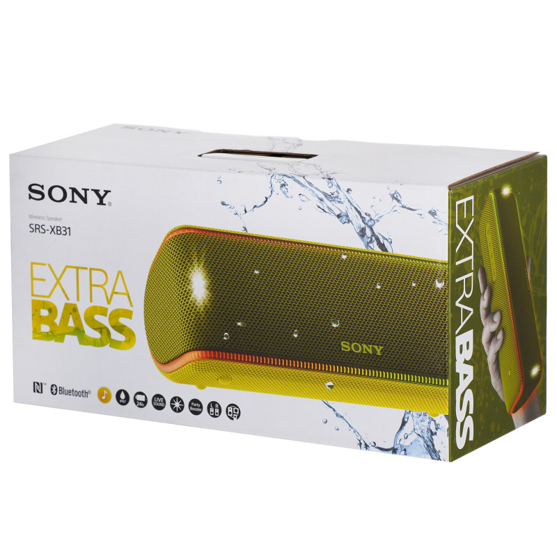 Boxă portabilă Sony SRS-XB31 Yellow  101128