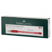 1425 ROȘU CHIMIC FIN, 10 PIESE Faber Castell 101239 