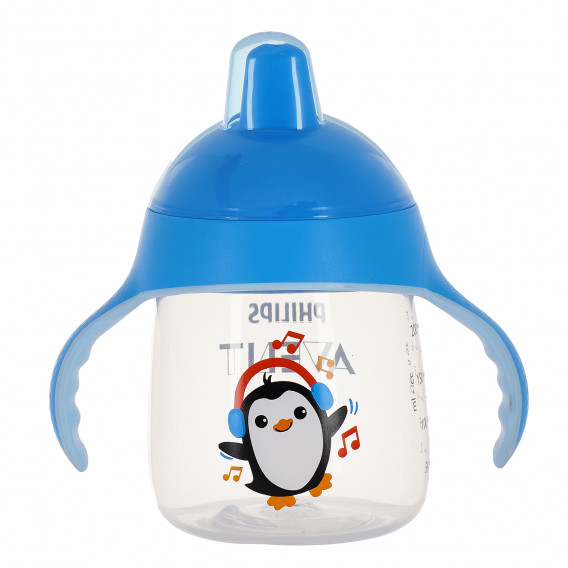 260 ml. 12m + / Cupă Penguin cu duză albastră / Philips AVENT 101257 2
