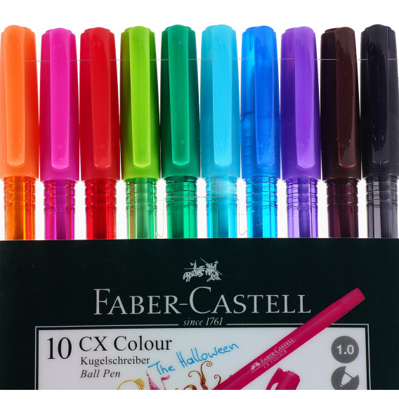 Culori cu vârf rotund, 10 culori, 1.00mm Faber Castell 101273 2