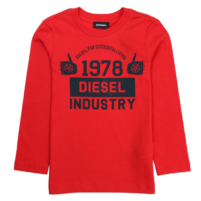 Bluză cu logo-ul brandului diesel pentru băieți  10148