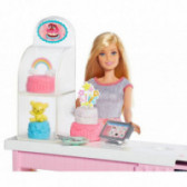 Set de tort Barbie Girl pentru fete  101718 4
