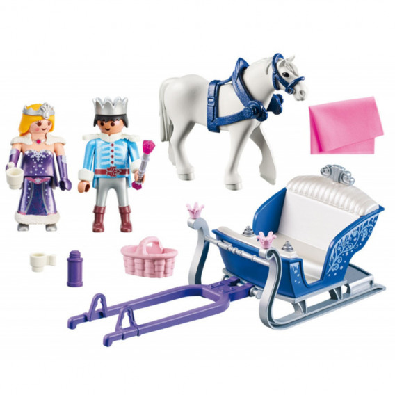 Playmobil - Magic, sanie cu cuplul regal, pentru fete Playmobil 101758 2
