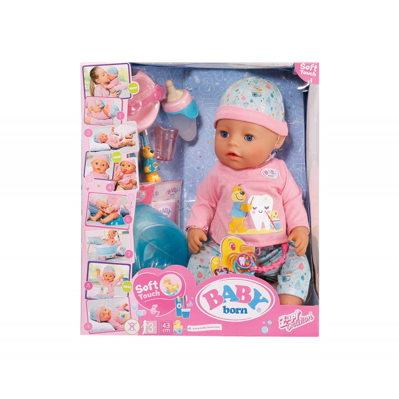 Baby Born - O păpușă cu accesorii de baie, pentru fete  101768