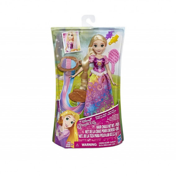 Disney Princess - Rapunzel cu păr în culorile curcubeului, pentru fete Disney 101852 