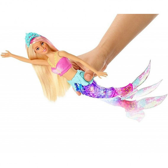 Barbie sirenă plină de farmec, cu lumini, pentru fete Barbie 101914 3