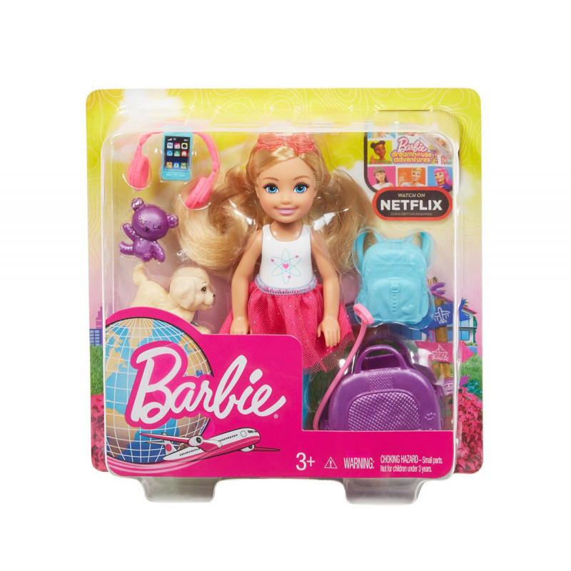 Păpușă Barbie pe drum, Chelsea, pentru fete  101915
