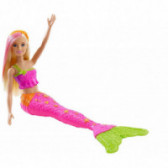 Păpușa Barbie - Sirenă,  pentru fete Barbie 101927 3
