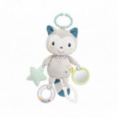 Jucărie moale pentru pisici cu inele de activitate, Yuki babyFEHN 102045 
