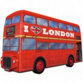 Puzzle 3D autobuz londonez Ravensburger 102126 2