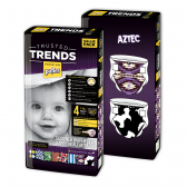 Scutece de unică folosință Pufies Trusted Trends Maxi 4, Aztec baby Value Pack 52 buc. Pufies 10231 