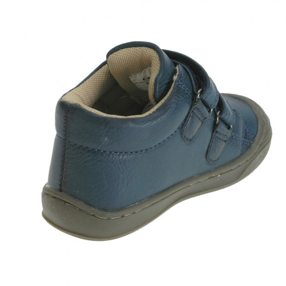 Pantofi pentru bebeluși cu velcro pentru băieți, albaștri Beppi 102346 2