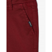Pantaloni roșii cu un buzunar ascuns pentru băieți Name it 102558 3