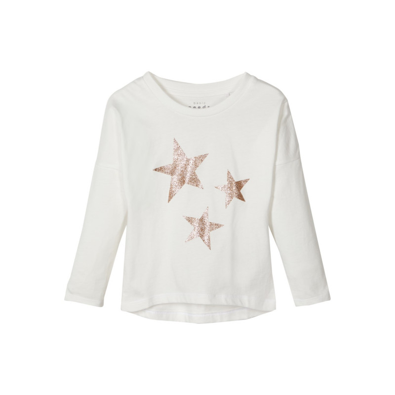 Bluză cu stea din bumbac organic pentru fete  102588