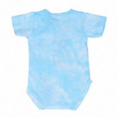 Body albastru de bumbac pentru bebeluș cu inscripție și capse Pinokio 102885 2