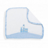 Pătură pentru bebeluși cu margini albastre Inter Baby 102911 