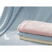 Pătură de bumbac moale, de culoare roz, pentru fete Inter Baby 102995 