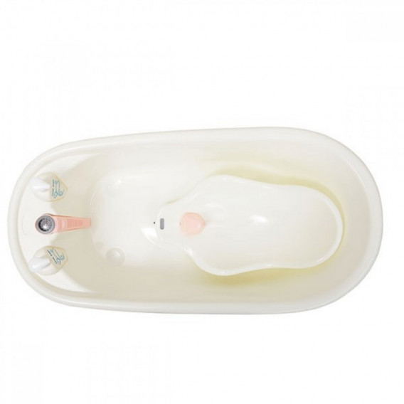 Cădiță sanitară cu capac și conductă de scurgere Bubble, roz CANGAROO 103131 3