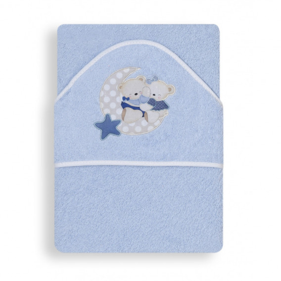 Prosop pentru bebeluș Amoroso în culoare albastru potrivit pentru băieți Inter Baby 103174 