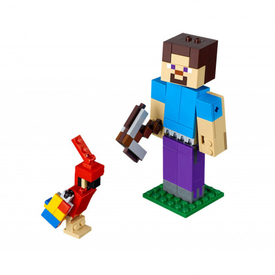 LEGO Minecraft Steve BigFig cu Papagal 159 Lego 103239 3