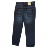 Pantaloni din denim pentru băieți, cu aspect prespălat  Benetton 103476 2