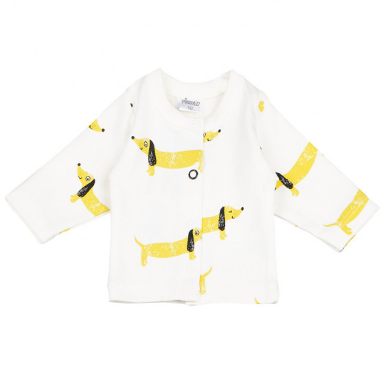 Bluză albă de bumbac pentru bebeluși Pinokio 103520 