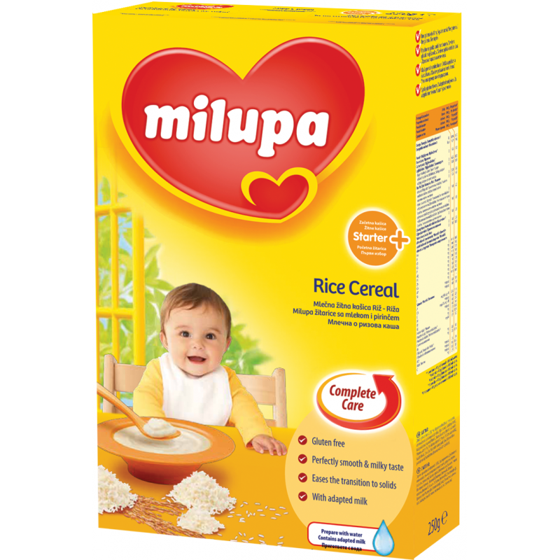 Terci de lapte cu orez , 3-5 luni, cutie 250 g.  10441