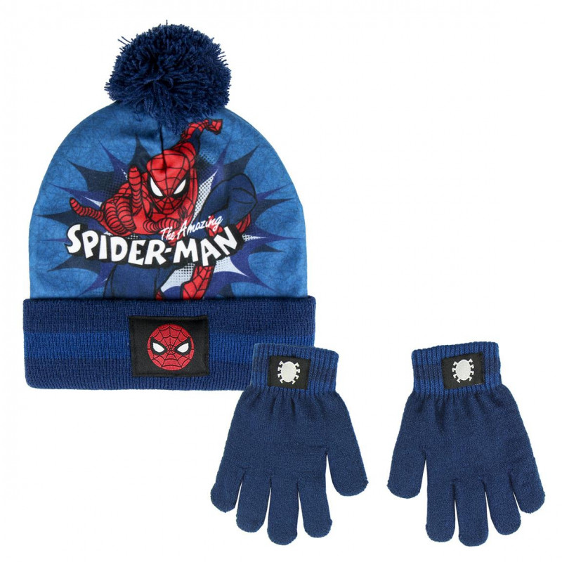 Set căciulă și mănuși cu Spiderman, pentru băieți  104627