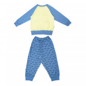 Pijamale din bumbac cu mânecă lungă cu un imprimeu vesel cu cărucior pentru băieți Ewa Klucze 104866 3
