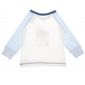 Bluză din bumbac cu mâneci lungi și aplicație de ursuleț pentru băieți NINI 104990 2
