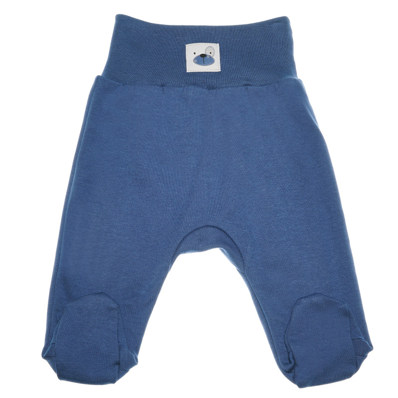 Pantaloni din bumbac pentru băieți, albastru  104993