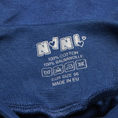 Pantaloni din bumbac pentru băieți, albastru NINI 104997 5