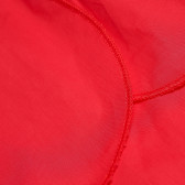 Rochie de bumbac fără mâneci, cu cercuri mari, de culoare roșie The Tiny Universe 105058 5