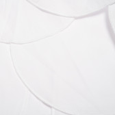 Rochie de bumbac fără mâneci, cu cercuri mari, de culoare albă The Tiny Universe 105062 4