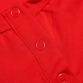 Rochie cu mâneci scurte pentru copii, roșie The Tiny Universe 105106 3