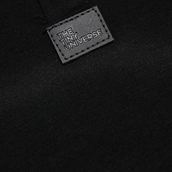 Rochie cu mâneci scurte pentru copii, de culoare neagră The Tiny Universe 105115 3