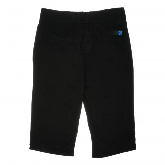 Pantaloni scurți de bumbac de culoare neagră pentru băieți Freegun 105388 4