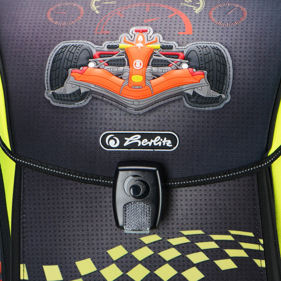 Ghiozdan pentru școală ergonomic cu accesorii, Midi Plus Formula 1 Herlitz 105658 6