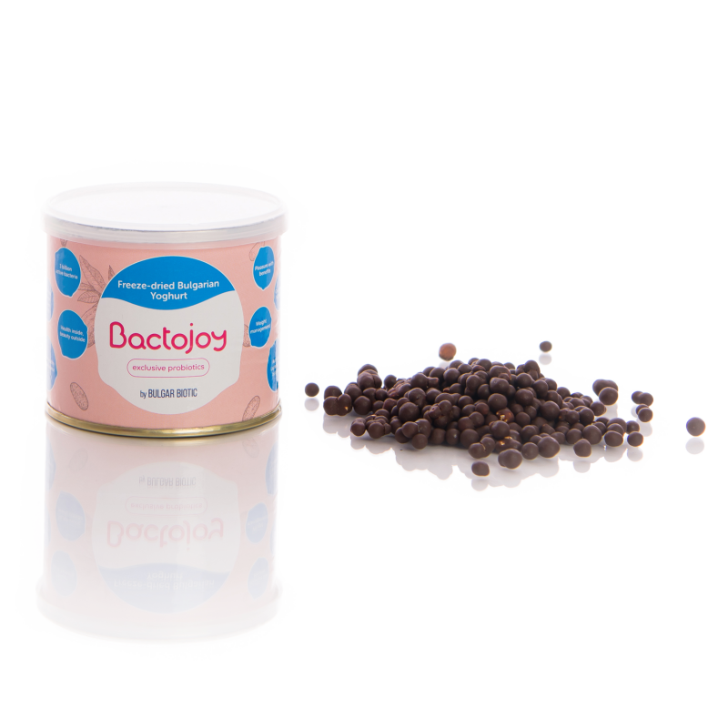 Drajeuri probiotice cu glazură naturală de ciocolată Bactojoy  105738