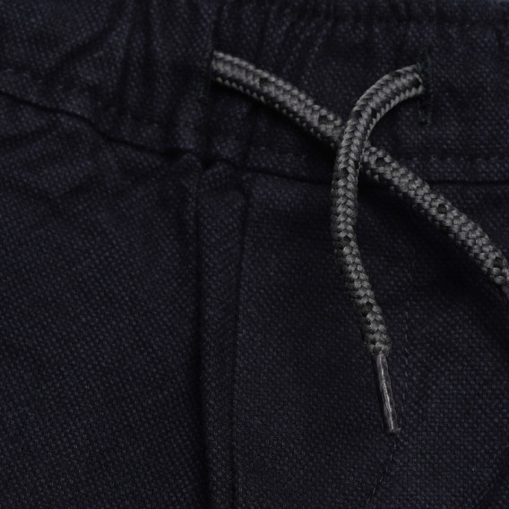 Pantaloni albaștri cu bandă elastică și șnur Idexe 105906 4