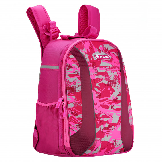 Ghiozdan pentru școală, Schulrucksack airgo Camouflage pink Herlitz 106137 6
